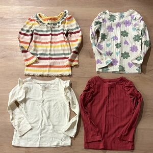 Garanimals Striped and Patterned Long Sleeve Tees